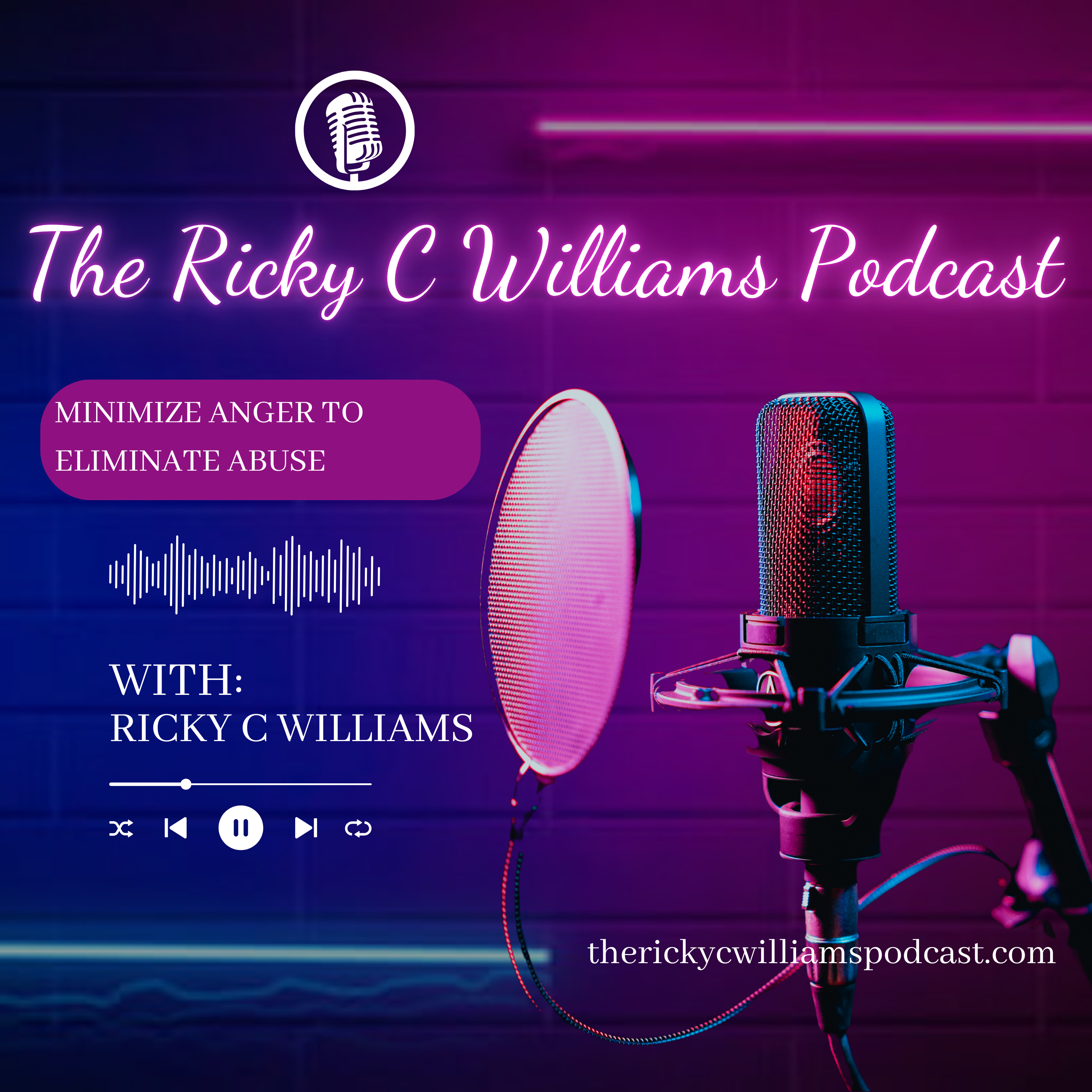 Ricky C Williams of The Ricky C Williams Podcast Flyer